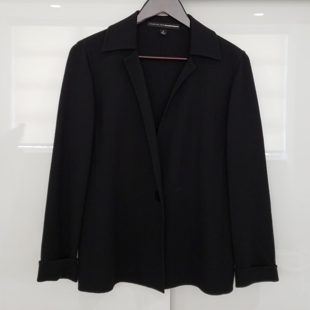 Ellen Tracy wool unstructured jacket